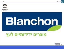 Tablet Screenshot of blanchon.co.il